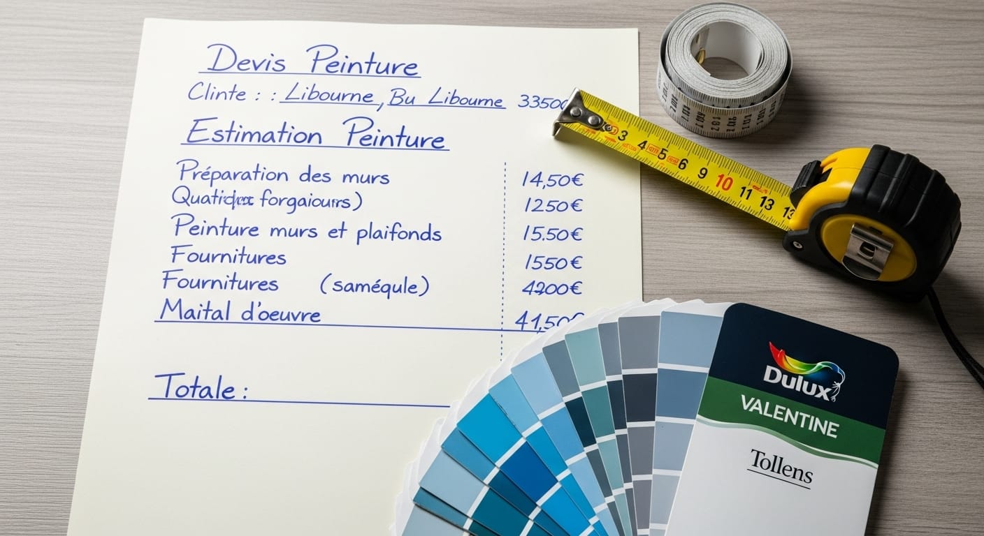 Devis gratuit peinture intérieur libourne